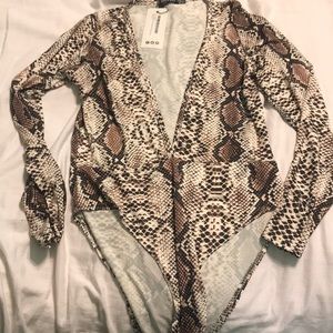 Snake skin body suit